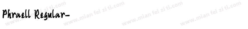 Phraell Regular字体转换